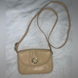 Authentic Tory Burch Robinson Dark Sahara Crossbody Purse